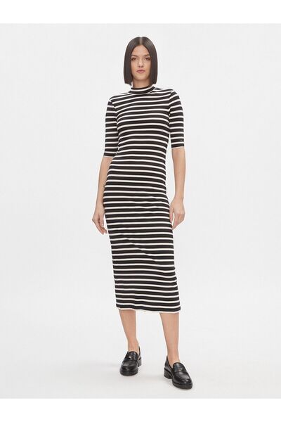 Tommy Hilfiger Γυναικείο καθημερινό φόρεμα WW0WW40610 Μαύρο