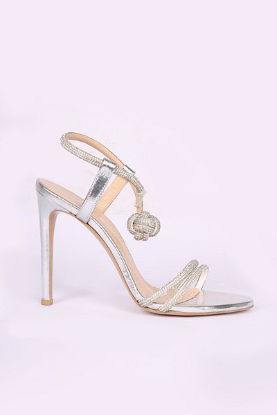 Sofia Baldi Pantofi de seară de damă cu toc înalt, comozi, model plat, eleganti, argintii, SB894918-SILVER