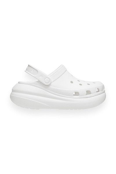 Crocs 207521 G Classic Crush Clog White Unisex Slippers