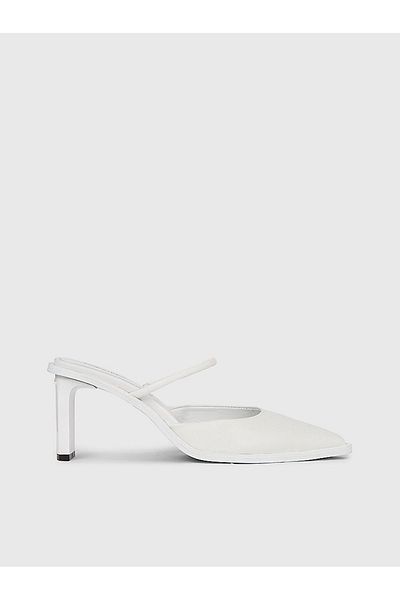 Calvin klein white heels shop