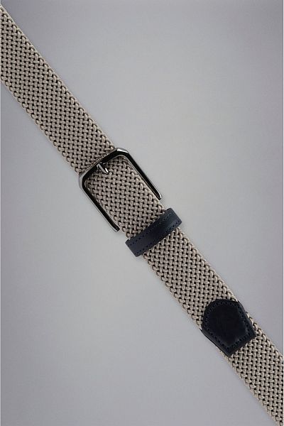 PAUL&SHARK Men's Logo Detailed Metal Buckle Adjustable Brown Belt24416004-348