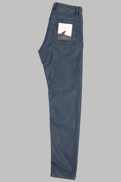 PAUL&SHARK Άνετο ανδρικό τζιν Navy Blue - κανονική εφαρμογή, φαρδύ πόδι24414134-130