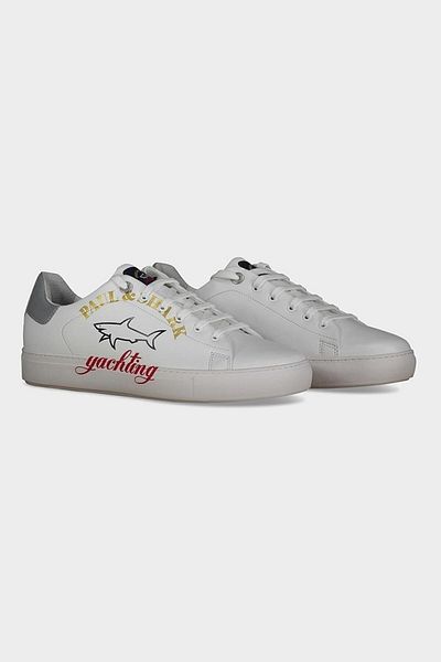 PAUL&SHARK Multicolored - Leather and Reflex Detailed Men's Shoes