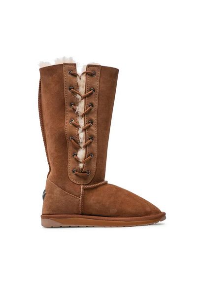 EMU Platinum Hi Lace Brown Women's Boots - Wp11872-Cst