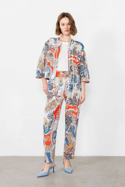 GİZİA Yakası Bağcık Detaylı Apoletli Ceket