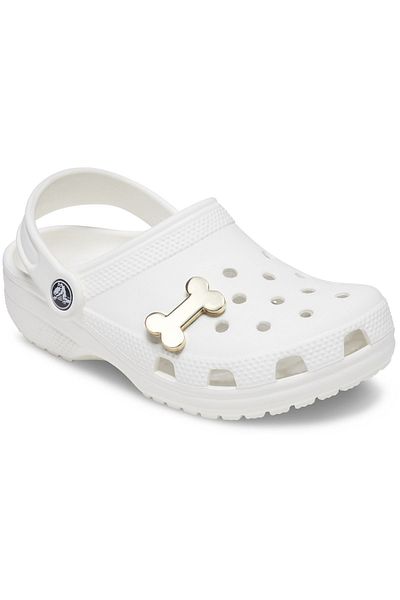 Crocs 10012309   Στολίδι παντόφλα Jibbitz Χρυσό κόκκαλο σκύλου