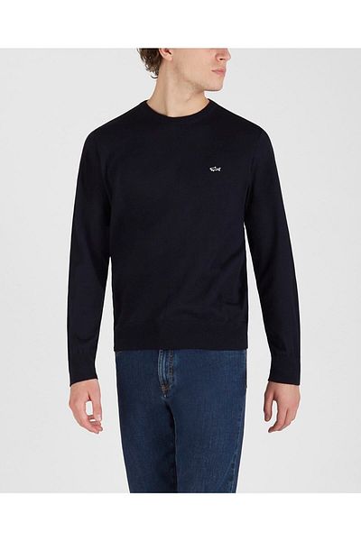 PAUL&SHARK Men's Knitted Roundneck C.W.Wool Sweater