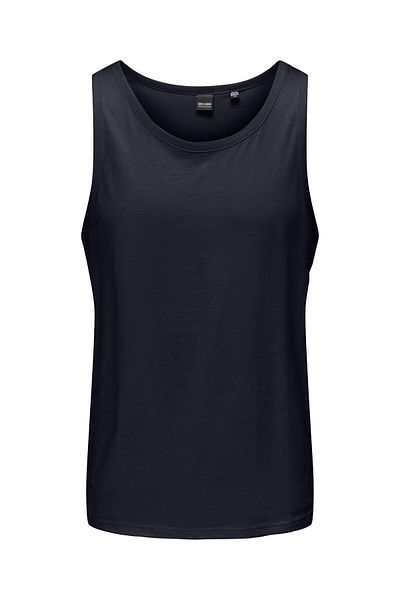 Only & Sons Ανδρικό εσώρουχο Aden Reg Tank Top Navy Blue 22026082 -04
