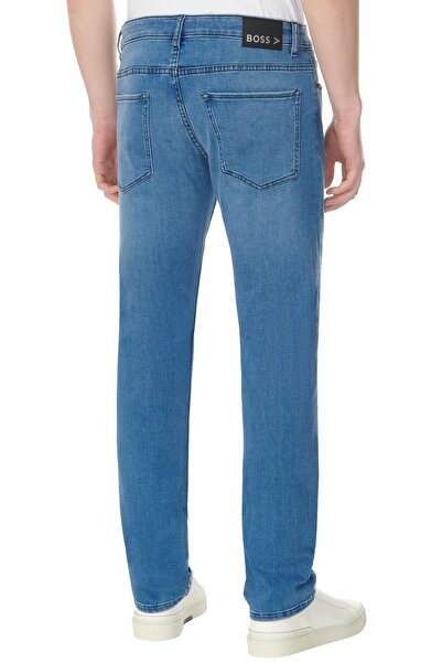BOSS Erkek Denim Normal Belli Düz Model Günlük Kullanım Lacivert Jeans 50509006-424