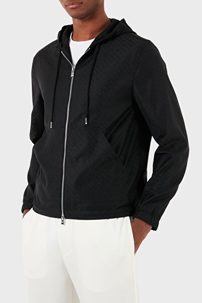 BOSS Yünlü Regular Fit Kapüşonlu Ceket Erkek CEKET 50509569 001