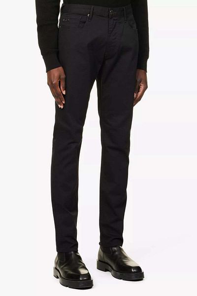 Emporio Armani Ανδρικό Slim Fit Κανονικό Μαύρο Τζιν 3D1J06 1DTFZ-0005