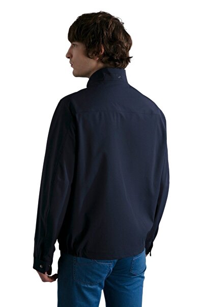 PAUL&SHARK Men's Logo Detailed Zippered Daily Use Blue Jacket24412000-013