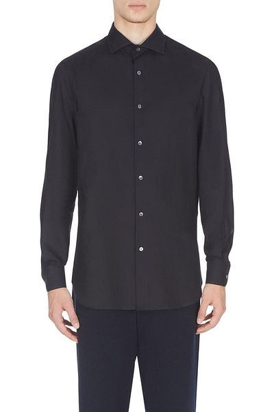 Emporio Armani Ανδρικό Μαύρο Πουκάμισο 3l1c86 1n7mz-0988