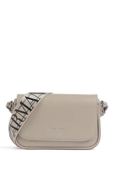 Emporio Armani حقيبة كتف نسائية بيج - شعار، حزام، مشبك، سحاب Y3H294 Y478E-80022