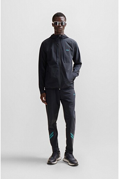 BOSS Erkek Marka Logo Detaylı Regular Fit Uzun Kollu Lacivert1 Sweatshirt 50505157-402