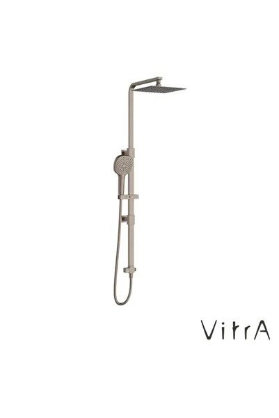 VitrA Bliss Square Duş Sistemi,Fırçalı Nikel A4578934