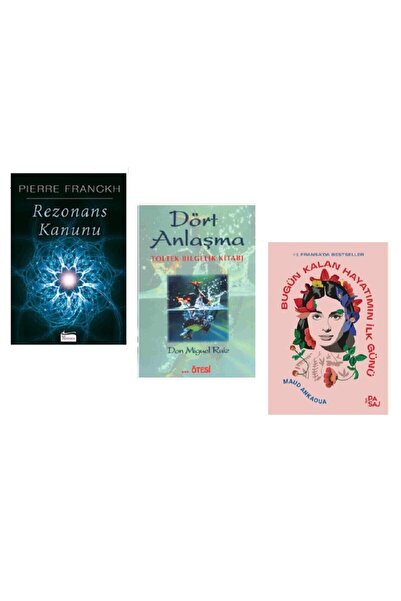 Koridor Yayıncılık Rezonans Kanunu - Dört Anlaşma - Bugün Kalan Hayatımın İlk Günü