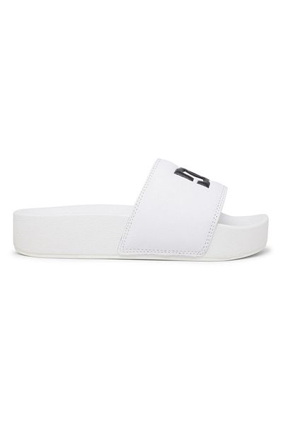 DC Dc Slide Platform Γυναικείες Παντόφλες White2 Adjl 100047 -whb