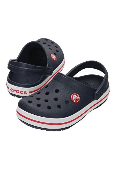 Crocs شبشب للأطفال باللون الأزرق الداكن من Crocband