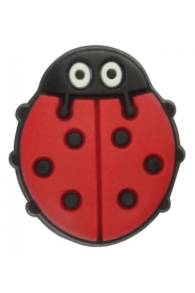 Crocs Στολίδι για παντόφλες παπουτσιών Jibbits Red Ladybug