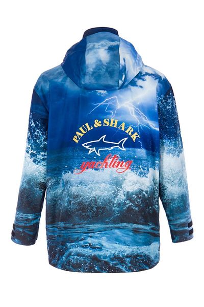 PAUL&SHARK Men's Regular Fit Long Sleeve Navy Blue Coat P20p2255-100