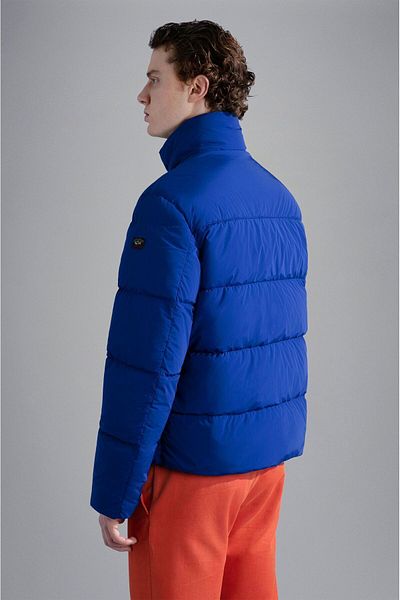 PAUL&SHARK Men's Logo Detailed Regular Fit Long Sleeve Blue Coat13312304-408