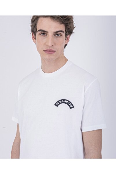 PAUL&SHARK Ανδρικό πλεκτό μπλουζάκι C.w. Βαμβάκι