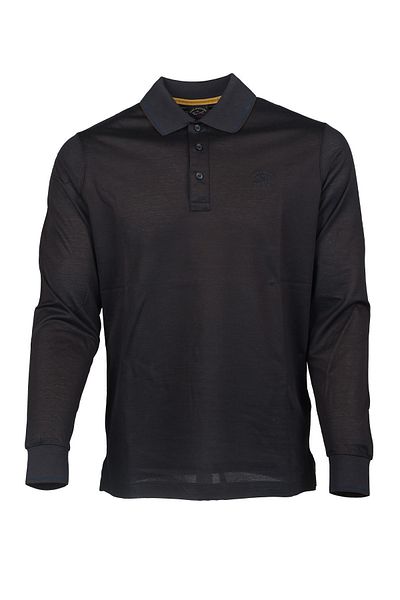 PAUL&SHARK Tricou cu gât polo pentru bărbați, cu mânecă scurtă, din bumbac, albastru bleumarin12311737A-247