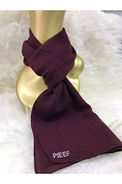 Pieef Caz Şal Koyu Bordo