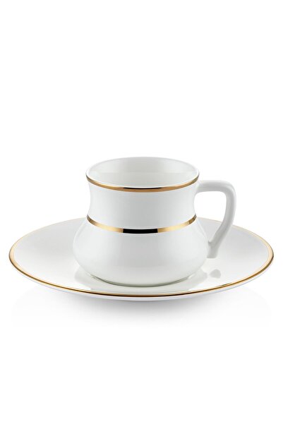 Koleksiyon Alala Türk Kahve Fincanı 6'lı Set Altın OFK