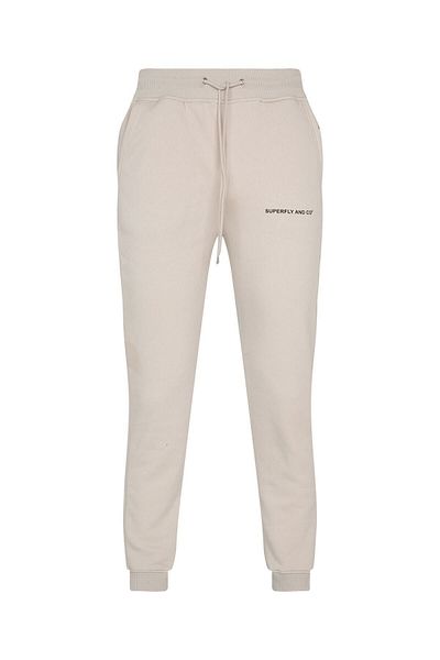 Superfly Men's Sweat Pants Men's Beige Sweatpants 23155-22