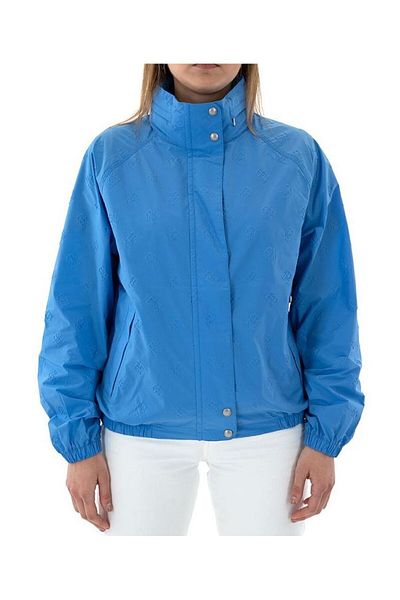 Tommy Hilfiger Women's Brand Logo Detailed Regular Fit Long Sleeve Blue Jacket WW0WW41554-C30
