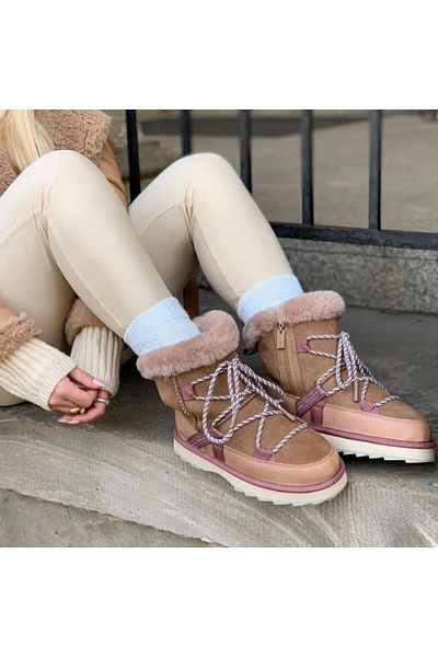 EMU Blurred Women's Light Brown Boots W12641-594