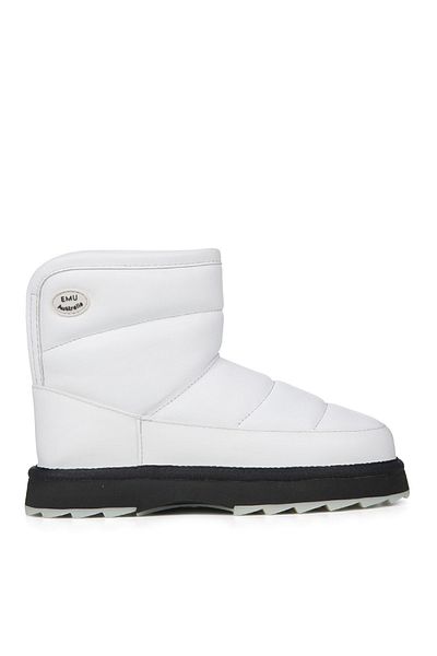 EMU Leather White Women's Boots VALERIE