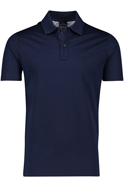 PAUL&SHARK Erkek Pamuklu Polo Yaka Kısa Kollu Günlük Kullanım Lacivert Polo Y...