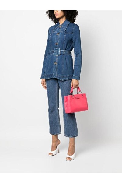 Emporio Armani Kadın Logolu Çift Kayışlı Ayarlanabilir Spor Kırmızı Omuz Çantası Y3d166 Y478e-80412