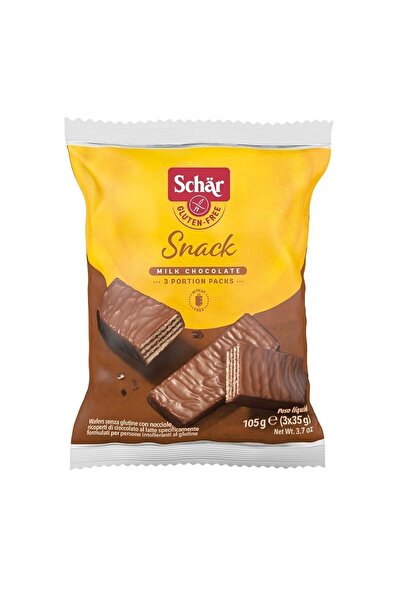 Schar Snack Glutensiz Çikolata Kaplı Fındıklı Gofret 3x35 gr (6 ADET)