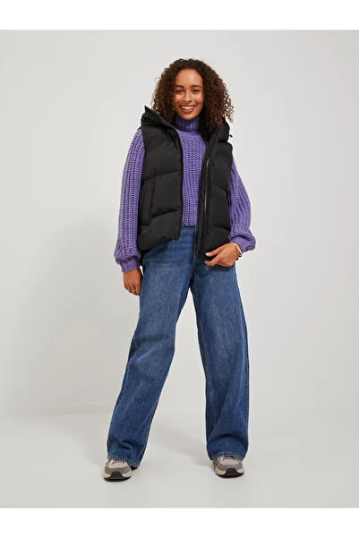 Jack & Jones Jack Jones Jxmısty Down Blend Puffer Vest Otw Women's Black Vest12236526-02