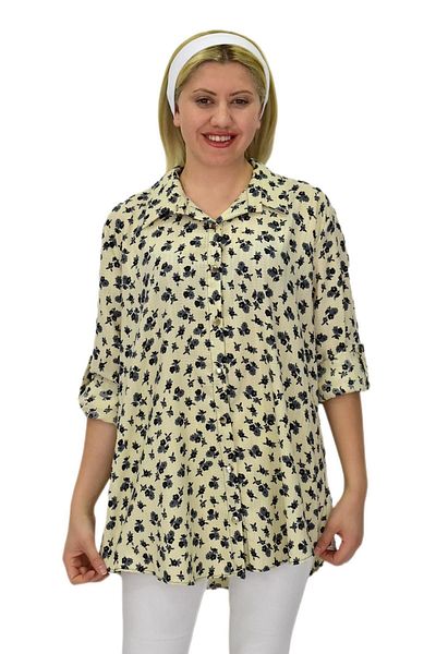 Woow Bluză de damă cu imprimeu floral - BGL-ST03712