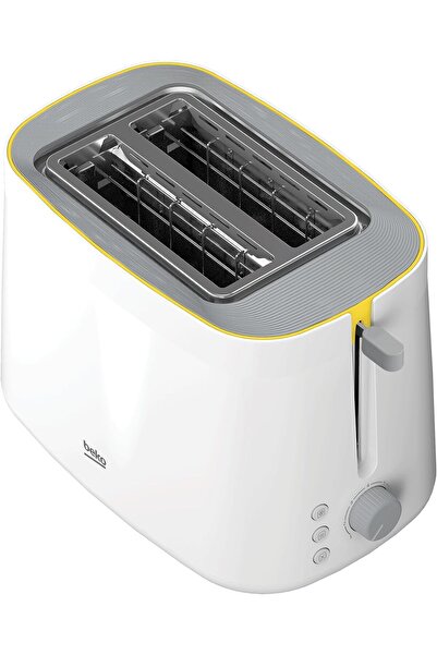 Beko 2 Slice Toaster, 800W, Defrost Function, High lift function, Retractable crumb tray - TAM4220W