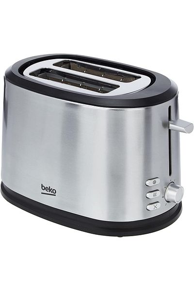 Beko Electric Toaster 2 wide slots, Detachable crumb tray, Modes: Defrost, Reheat, Cancel - TAM6201i