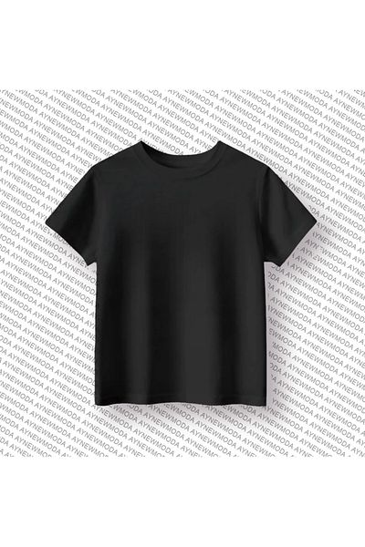 aynewmoda Μπλε ανθρώπινο εμπριμέ μπλουζάκι Oversize