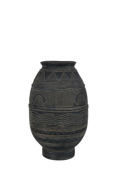 Laromita Decoration EYNO SİYAH ETNİK KÜP