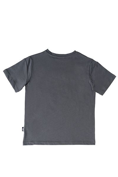 No Fear Boy - Anthracite Printed Crew Neck Cotton T-shirt B 500326