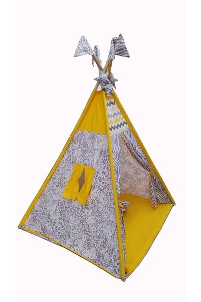 nisa baby tasarım Oyun Çadırı Sarı