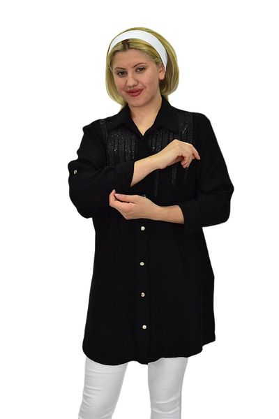 Woow Large Size Ayrobin Women's Shirt - BGL-ST03698