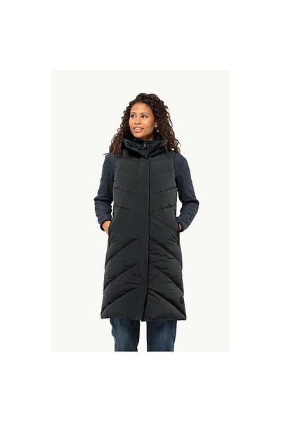 Jack Wolfskin Marienplatz Vest W Women's Black Vest1207461-6350