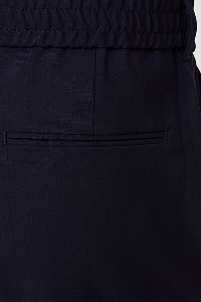 BOSS Erkek Pamuklu Normal Bel 5 Cepli Düğmeli Lacivert Pantolon 50514678-404