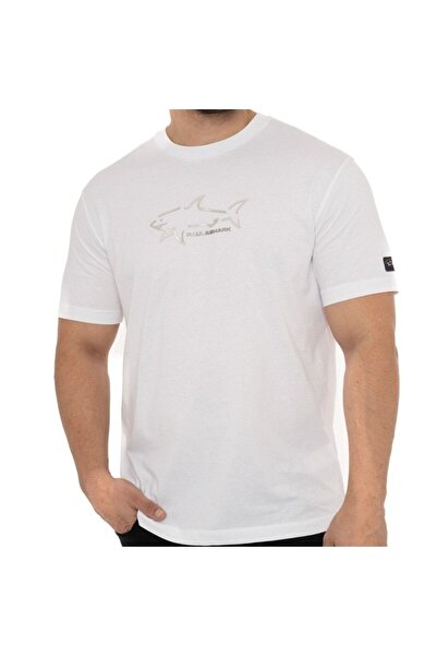 PAUL&SHARK Ανδρικό πλεκτό μπλουζάκι C.w. Βαμβάκι