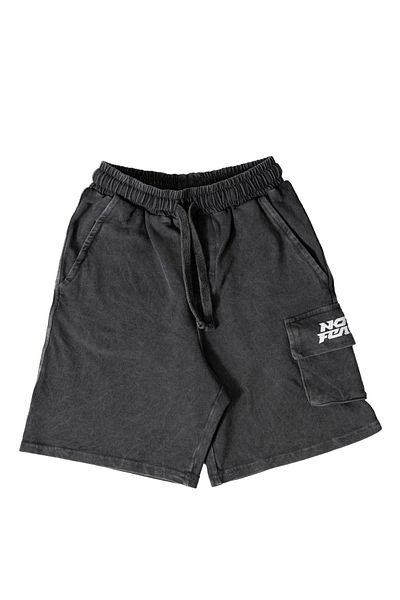 No Fear Boy's Cargo Pocket Black Shorts B500324